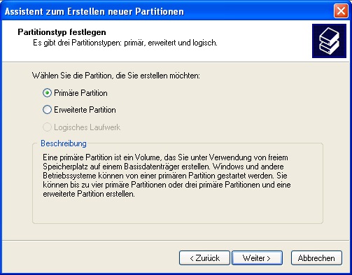 XP installation and setup