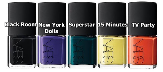 NARS Nailpolish Andy Warhol collection