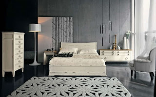 Dormitorio pared color gris