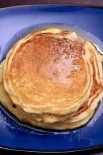 Eggnog Pancakes with Eggnog Syrup: Savory Sweet and Satisfying