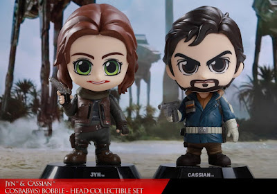 Star Wars: Rogue One Jyn Erso & Captain Cassian Andor Cosbaby Mini Figure Set by Hot Toys