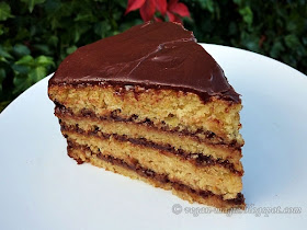 Orange Cake with Chocolate Ganache