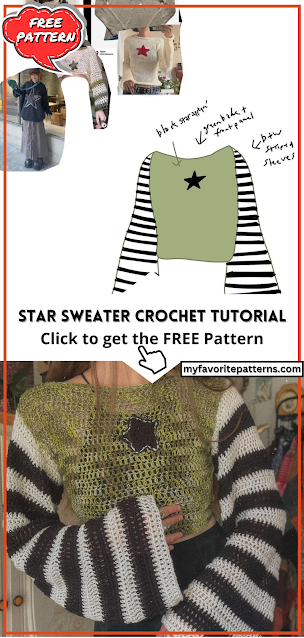 Star Sweater Crochet Tutorial