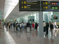 Aeroporto em Barcelona Espanha