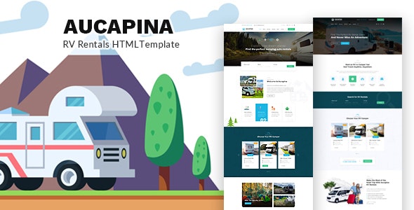 Responsive Camping Auto Home HTML Template 