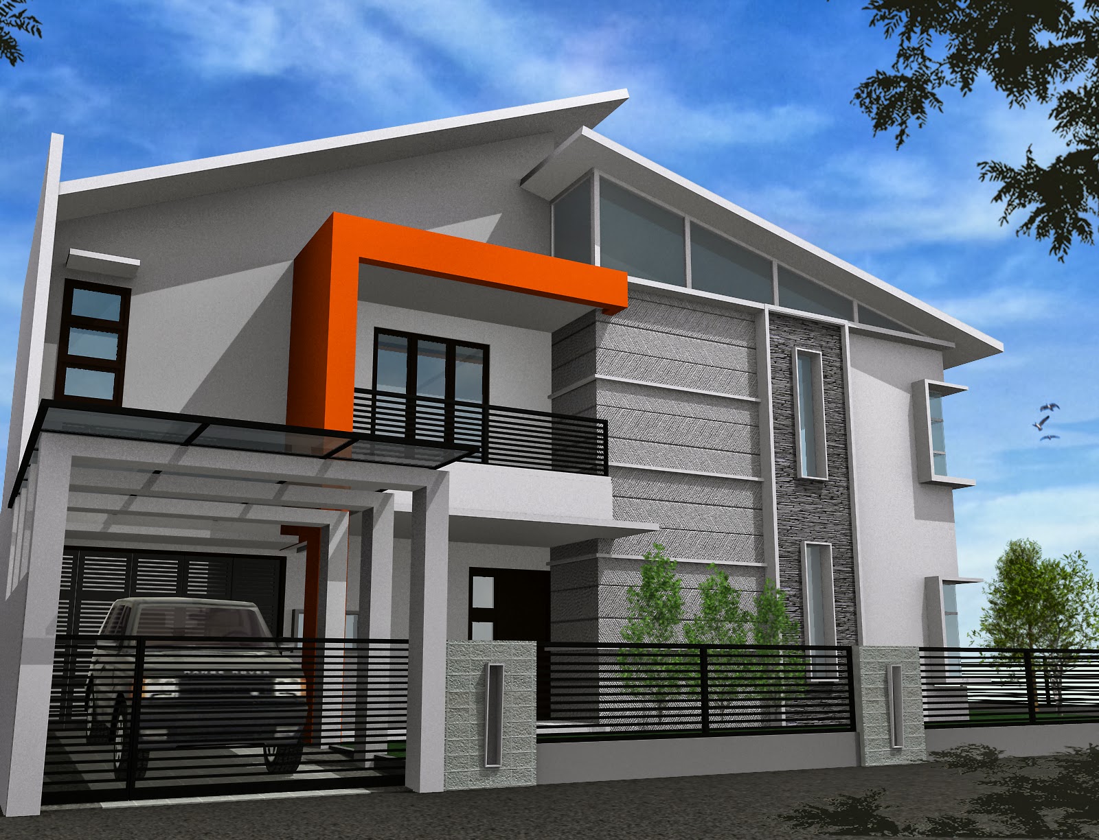 25 Gambar Desain  Arsitektur Rumah  Modern  Minimalis  