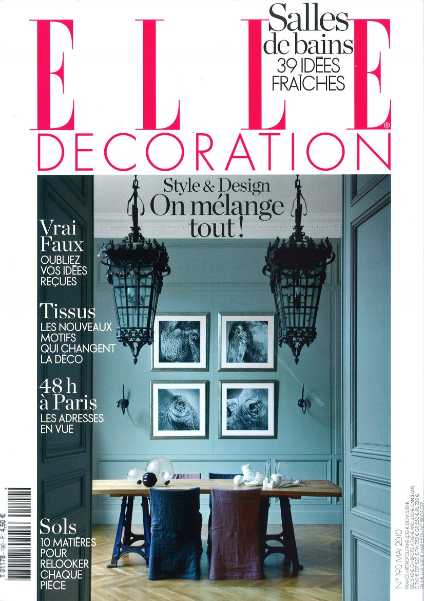 Jean Dange ELLE DECORATION  MAY 2010 MAI 2010