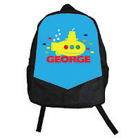 Psychobaby Lil Yellow Sub Backpack Blue 