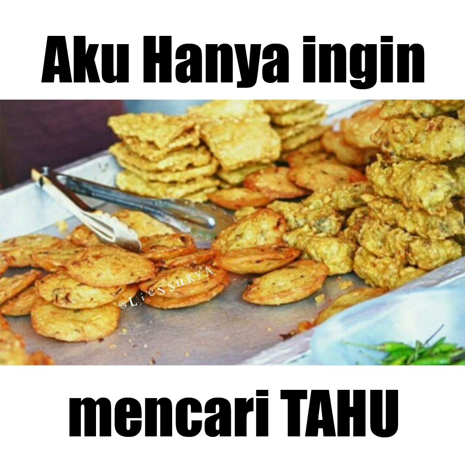 16 Gambar Meme Lucu Tentang TAHU Yang Bikin Ngakak Gambar Lucu Terbaru