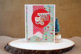 Card with Doodlebug Milk and Cookies by Jess Crafts