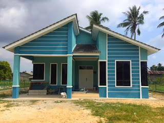 Rumah banglo bina atas tanah sendiri