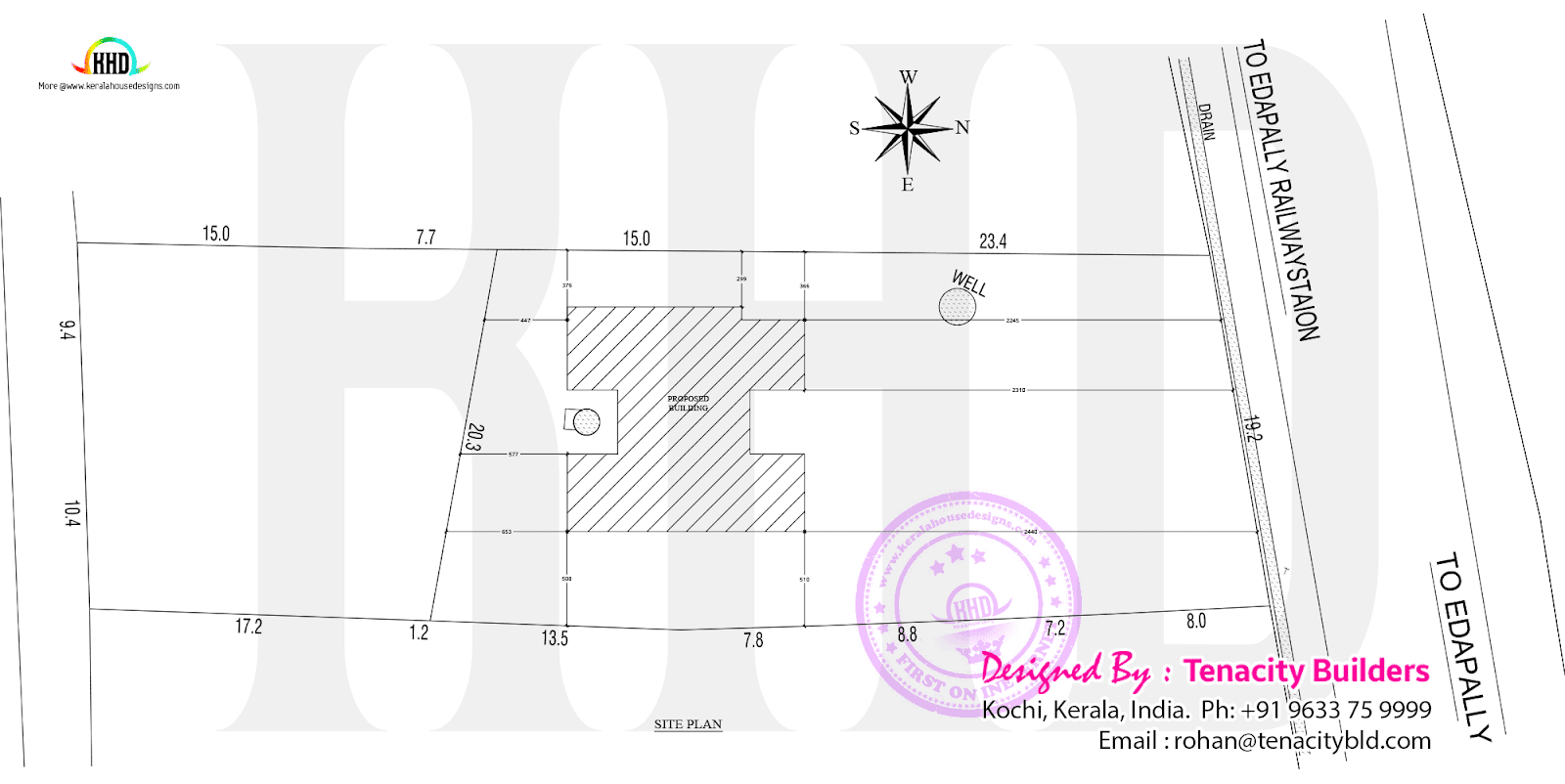 Site Plan Drawing - Land Layout