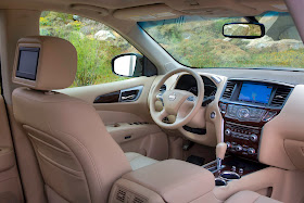 Interior view of 2013 Nissan Pathfinder