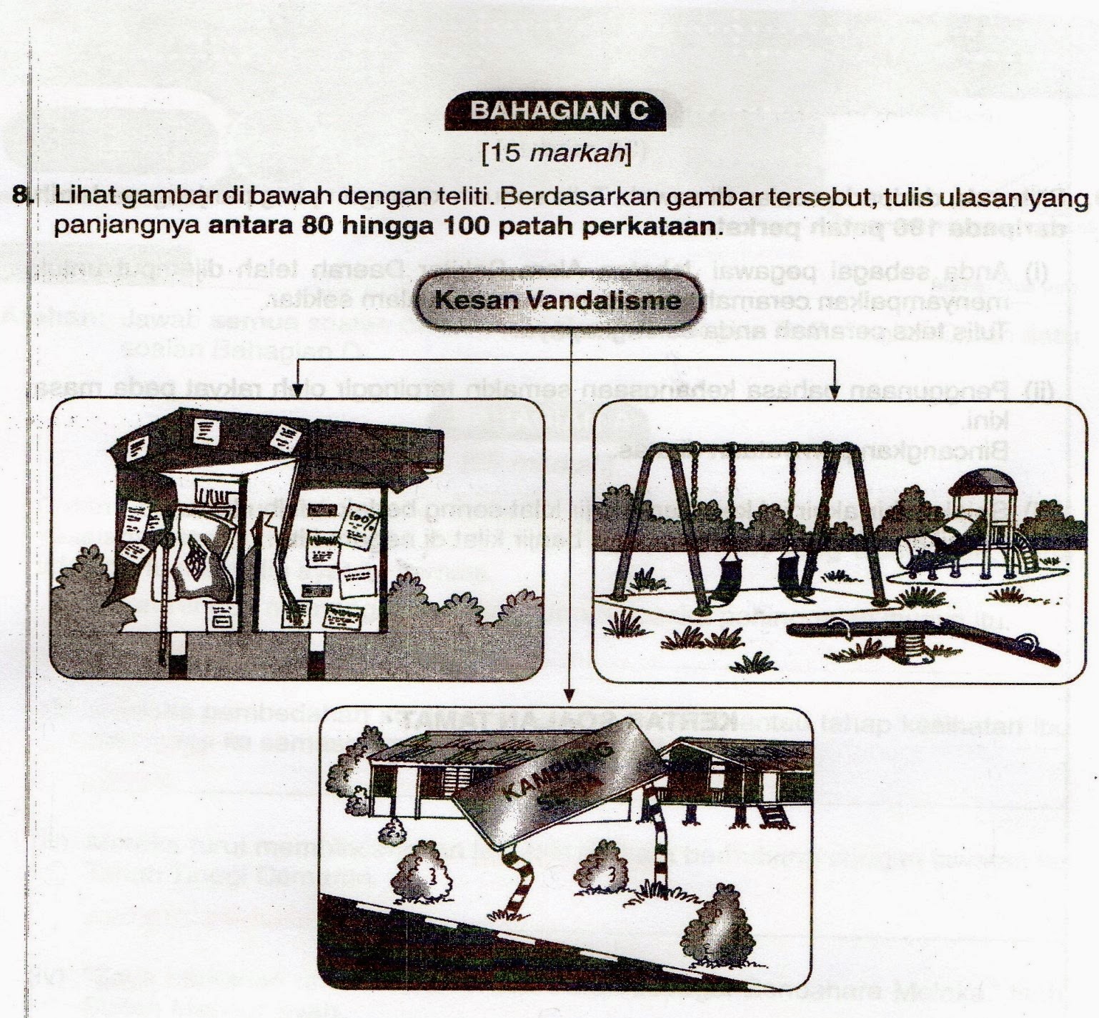 BM PERALIHAN PT3 SPM STPM: Ulasan 3 - Kesan Vandalisme