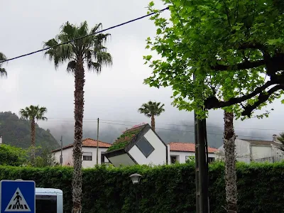 Upside down house in Furnas on São Miguel Island in the Azores
