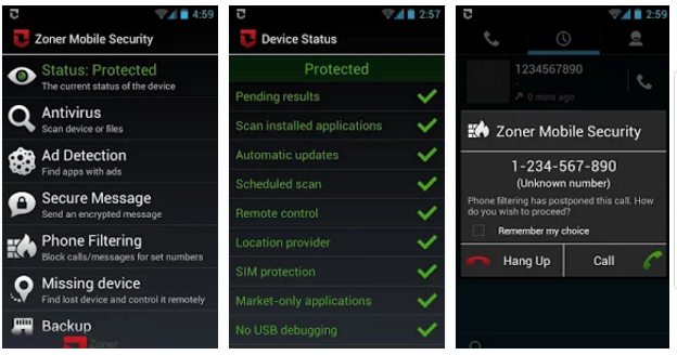 Zoner Mobile Security Pro Apk