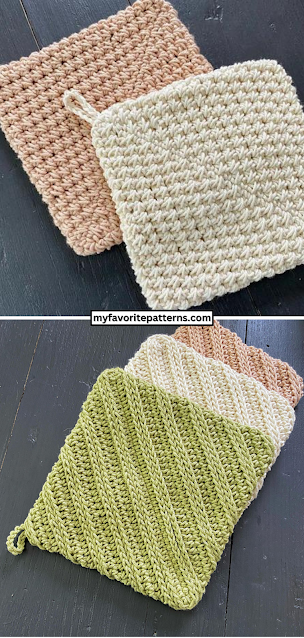 Free Crochet Simply Daisy Crochet Potholder Pattern