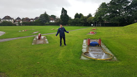 Crazy Golf course at Rowley Park Stadium in Stafford