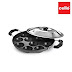 Cello Non-Stick 12 Cavity Appam Patra with Stainless Steel Lid