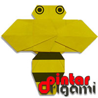 Cara Membuat Origami Lebah