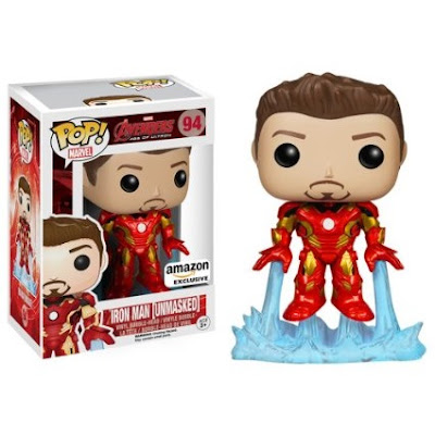 Amazon Exclusive Avengers: Age of Ultron “Unmasked” Iron Man Pop! Marvel Vinyl Figure by Funko