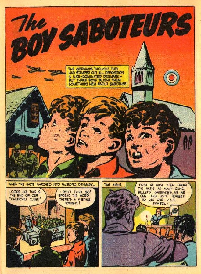 The Children S War Sunday Funnies 21 The Boy Saboteurs