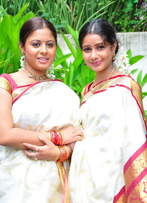 Hot and Spicy Actress Sunakshi and Reshmi in Hot Saree Photos and stills