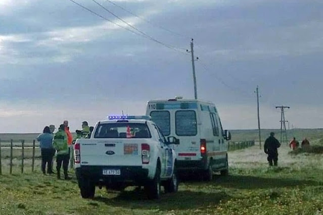 Rescate de un hombre atrapado por la crecida del rio