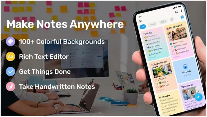 تطبيق, Easy ,Notes, لتدوين, الملاحظات, وإنشاء, قوائم, مجانًا