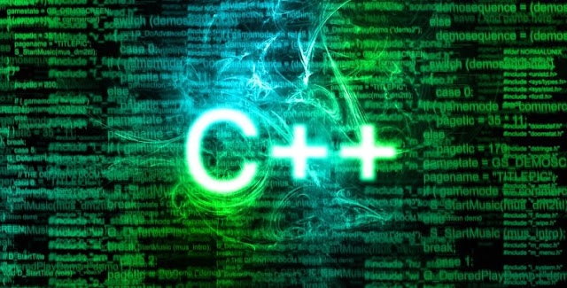 C++ object oriented programming language banner