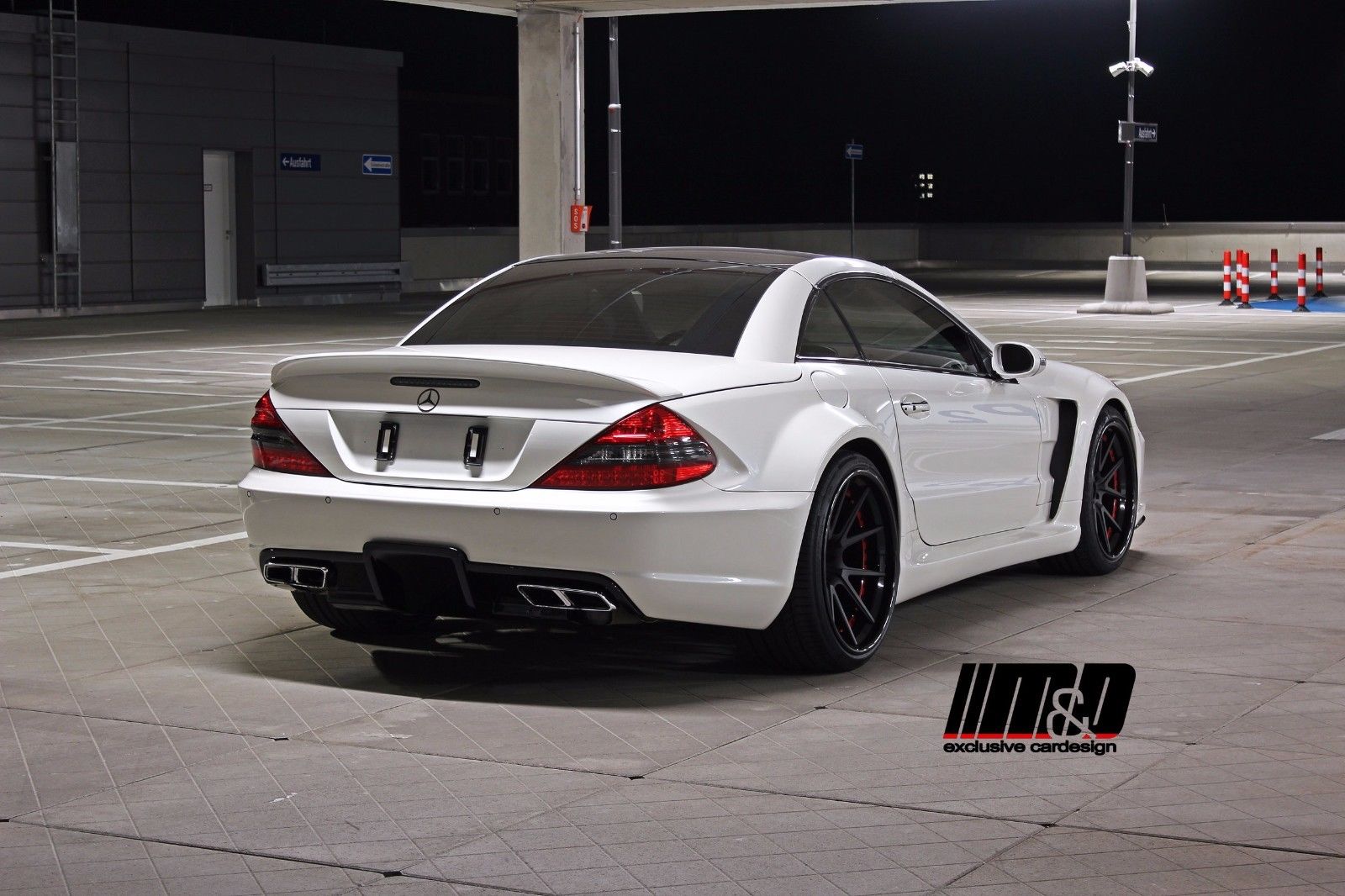 Mercedes Benz SL-Klasse R230 Prior Design Black Edition Widebody-Kit