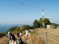 Antena de comunicacions en el Camí de Monteis a Rajols