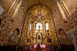 Interior Iglesia de San Vicente  de Ávila Espanha