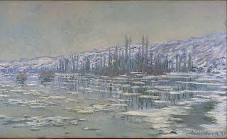Ice Floes on Seine, 1880
