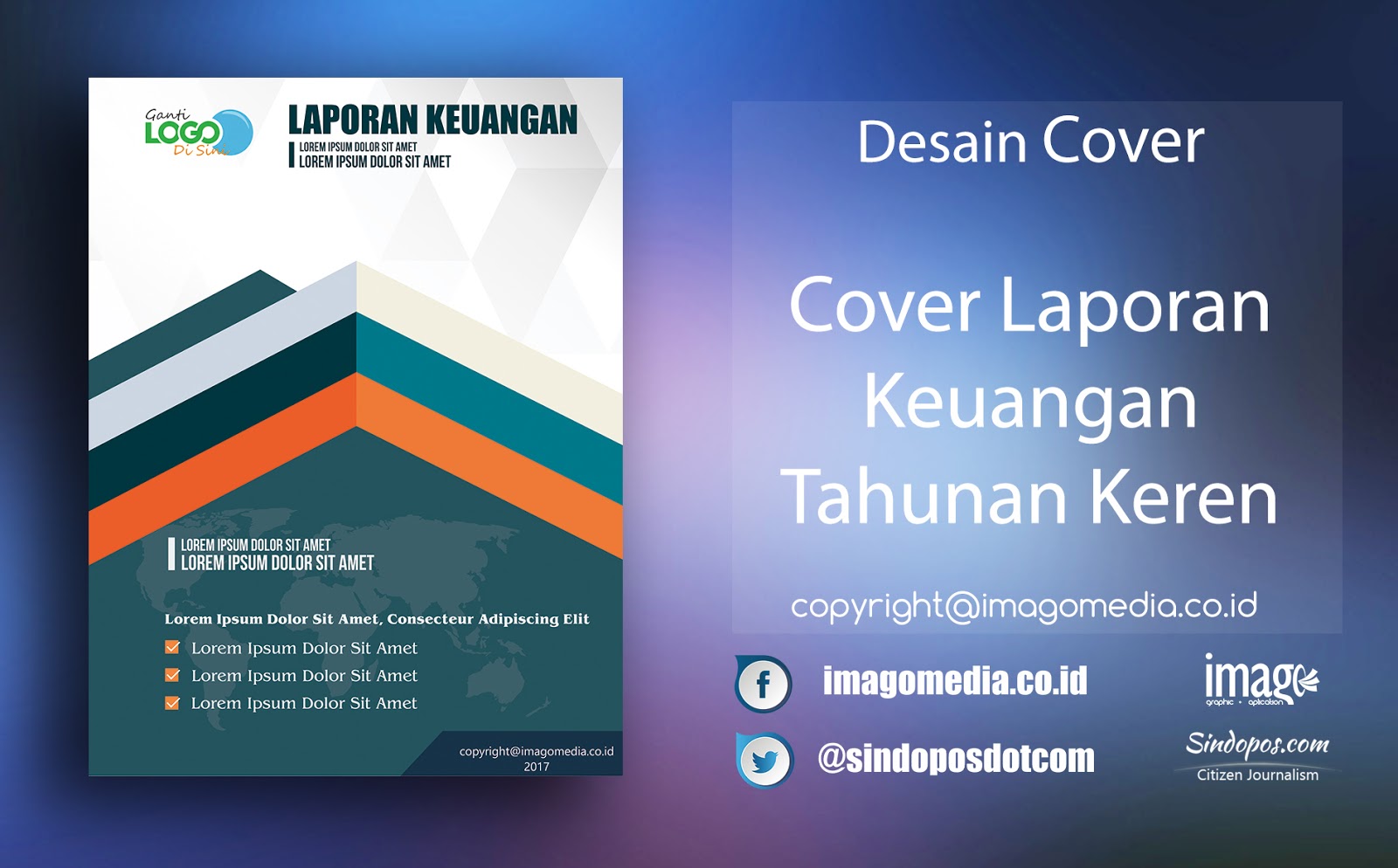 Download Template Desain Cover Laporan Keuangan Tahunan 