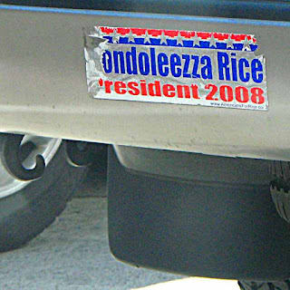 Condoleezza Rice for President Bumper Sticker