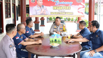 Ngobrol Bareng Insan Pers, Kapolres Tulang Bawang Siap Bangun Sinergitas & Ucapkan Terima Kasih