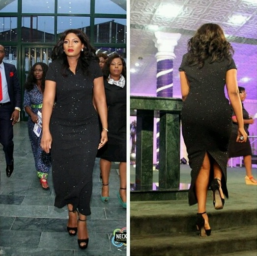 Omotola Jalade Worships God In Spirit At Victorious Army Women Conference In Ikeja Lagos