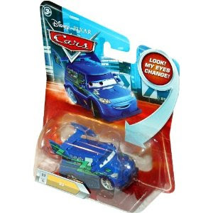 Disney Pixar Cars Toys - DJ #52 w/ Lenticular Eyes Disney / Pixar CARS 1:55 Scale Die-Cast Vehicle