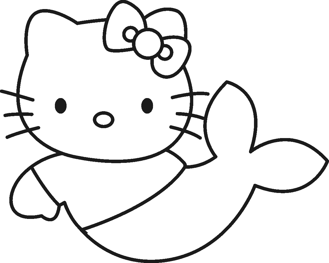 Ausmalbilder Hello Kitty zum Ausdrucken und Online  - Ausmalbilder Hello Kitty Ausdrucken