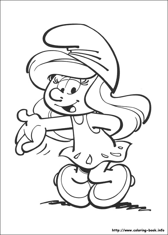 transmissionpress: 12 Smurf Coloring Pages