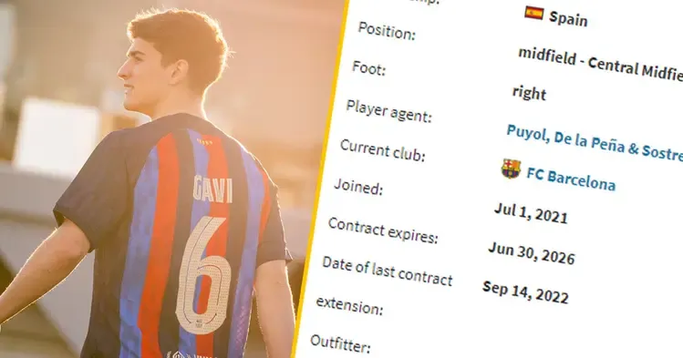 OFFICIAL: Gavi promoted to first team