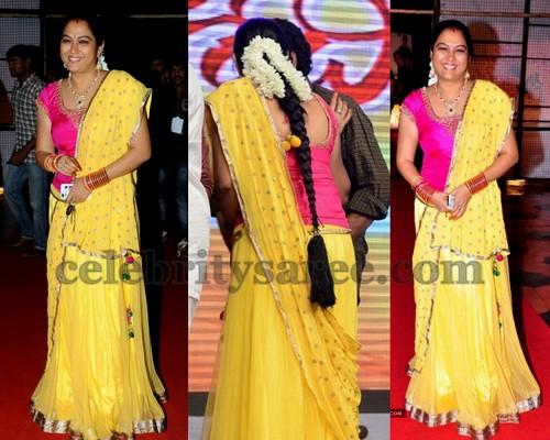 Hema Yellow Lehenga