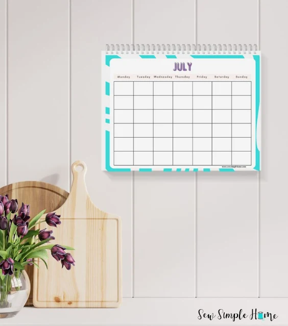 Free Printable Monthly Calendar