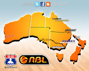 11 Home GamesNBL National Basketball League map (Australia + New Zealand) (hg ausmap )