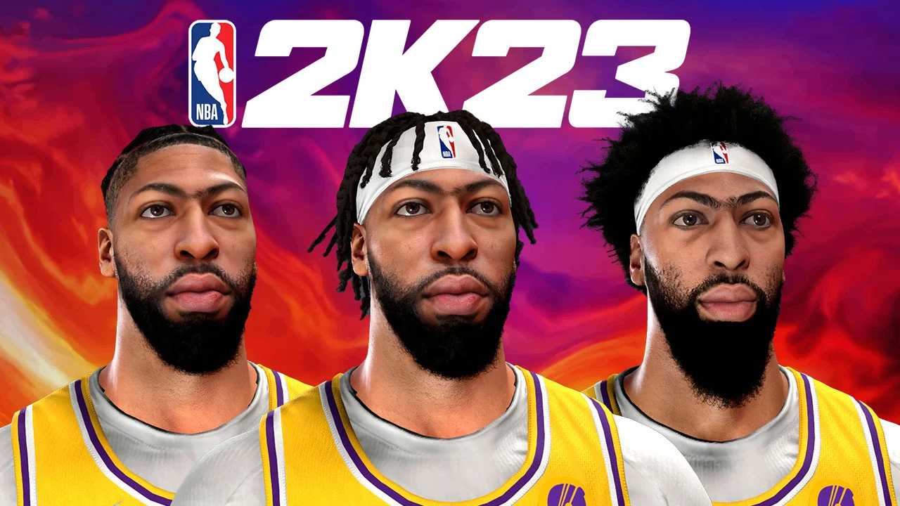 NBA 2K23 Anthony Davis Cyberface