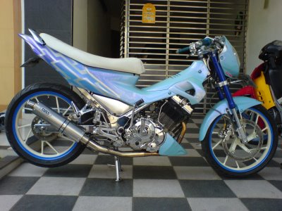 New Foto Modifikasi Sepeda Motor Suzuki Satria FU 150 