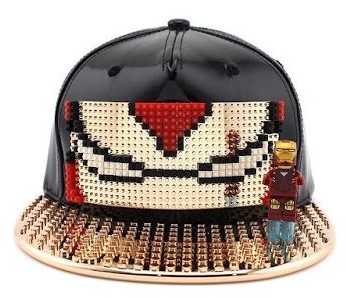 Snapback Baseball Hat LEGO Compatible Brick, Lets Create Your Own Hat