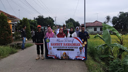 Polsek Gantar Kawal Pawai Tahrib Meriahkan Sambut Bulan Suci Ramadha