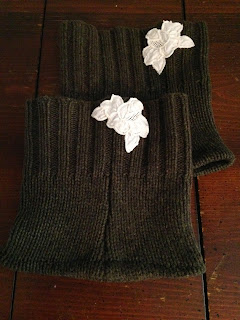 Ulterior Alterations Wool Sweater Refashion to Boot Cuffs